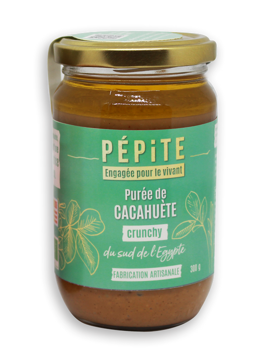 Agrosourcing -- Purée de cacahuètes d'egypte crunchy - 300 g