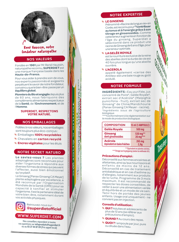 Ginseng gelée royale acérola bio - 2