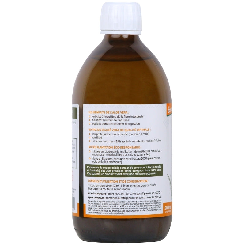 Jus d'aloé vera bio & demeter - 2